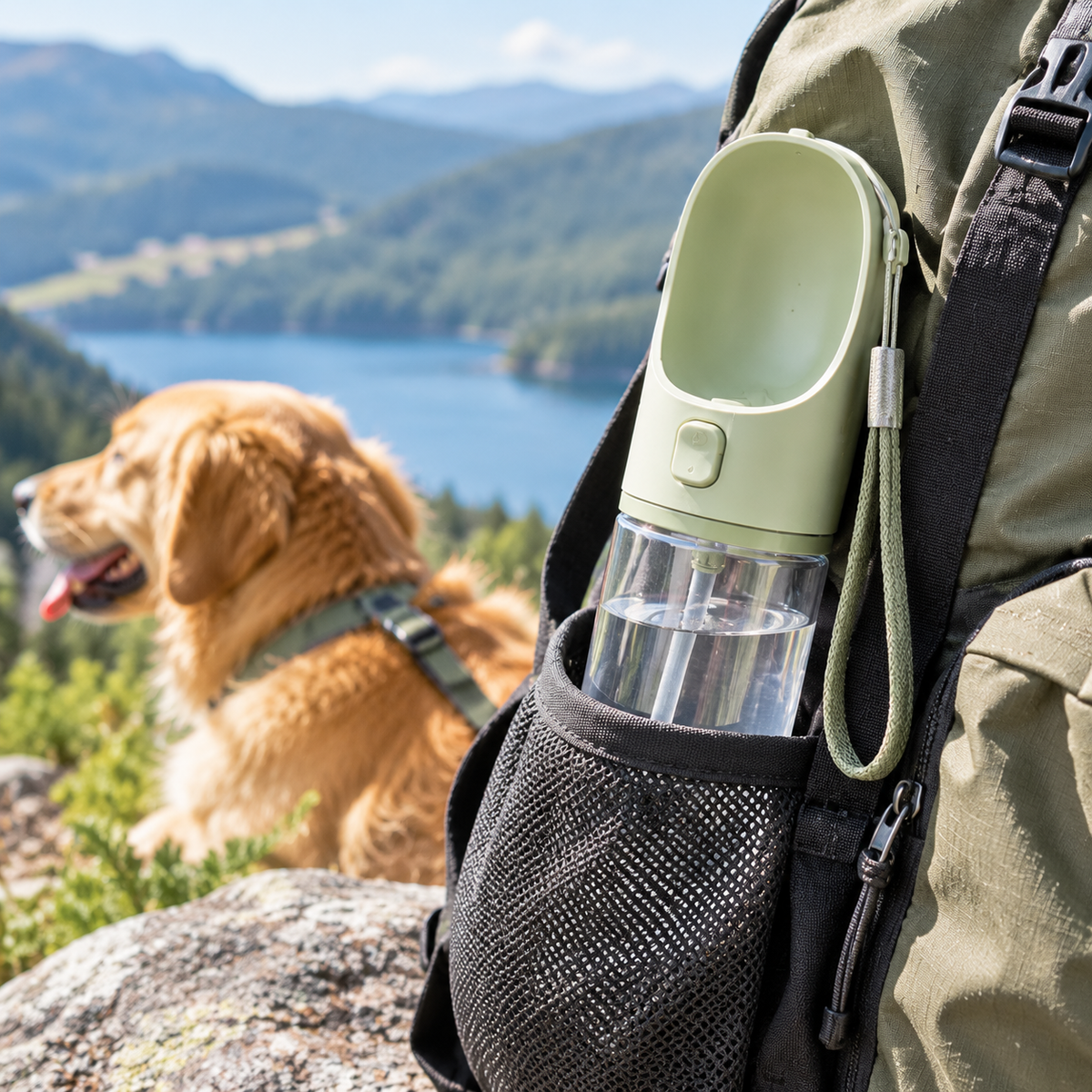 Portable Dog Water Bottle for Outdoor Walking