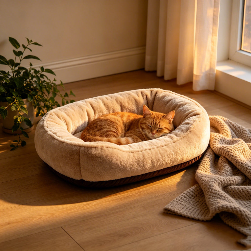 Round Donut Nest Pet Bed