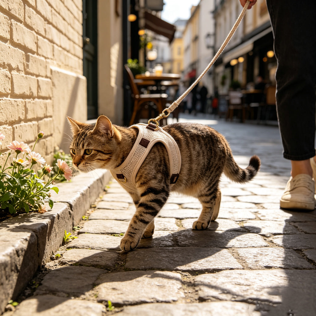 Escape Proof Cat Harness and Leash Set