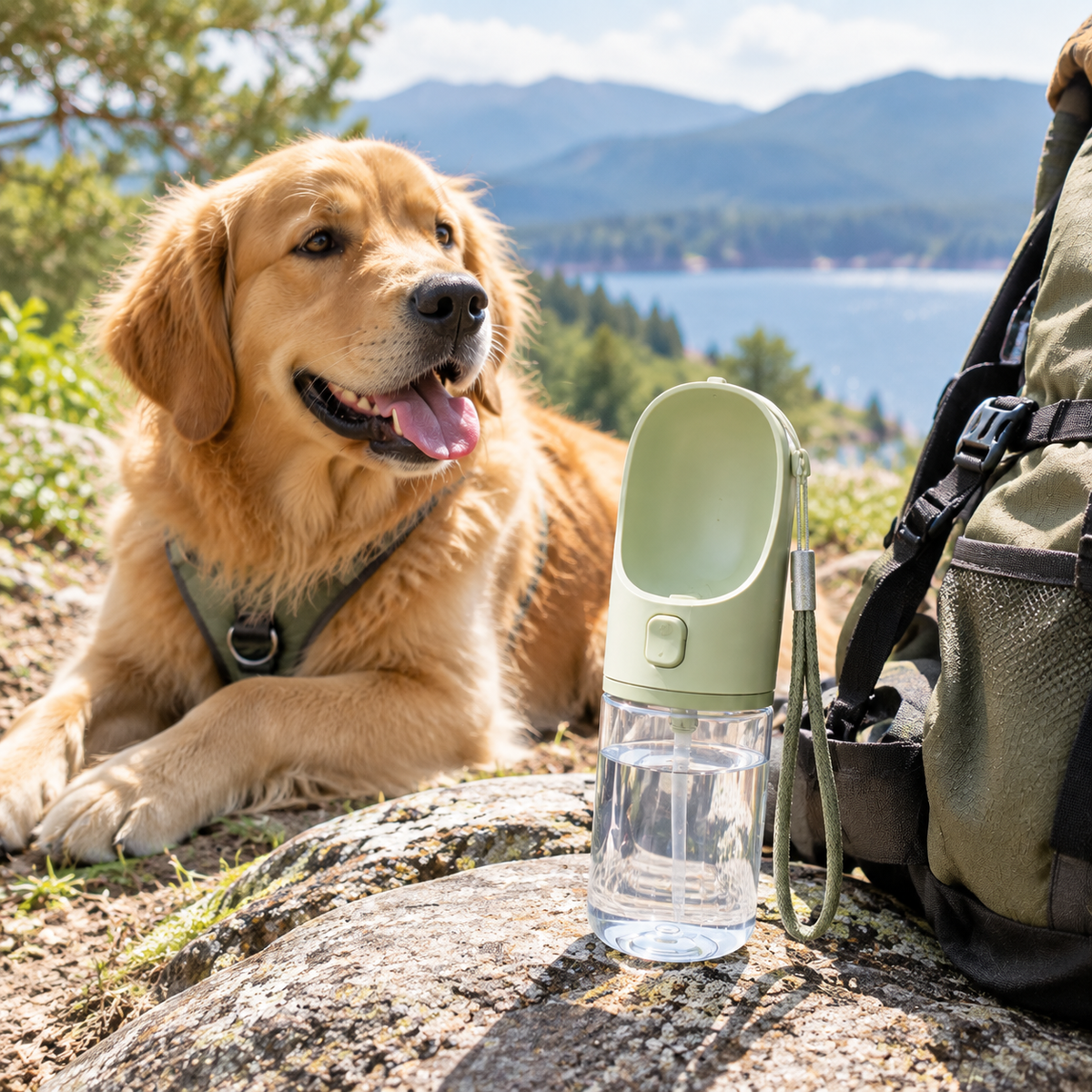 Portable Dog Water Bottle for Outdoor Walking