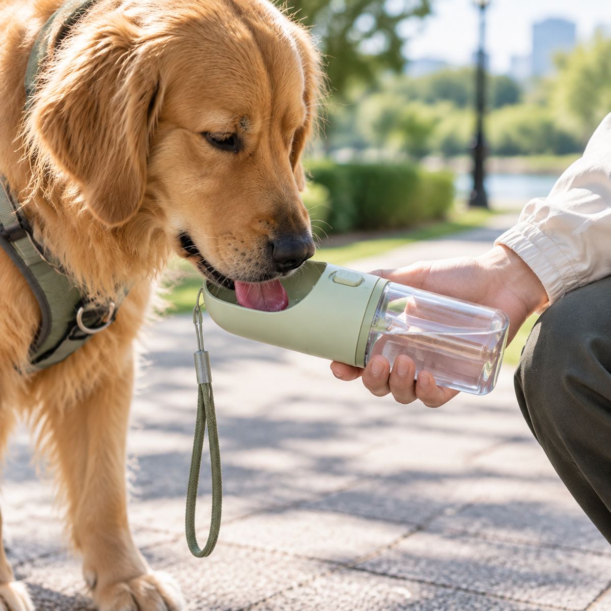 Portable Dog Water Bottle for Outdoor Walking